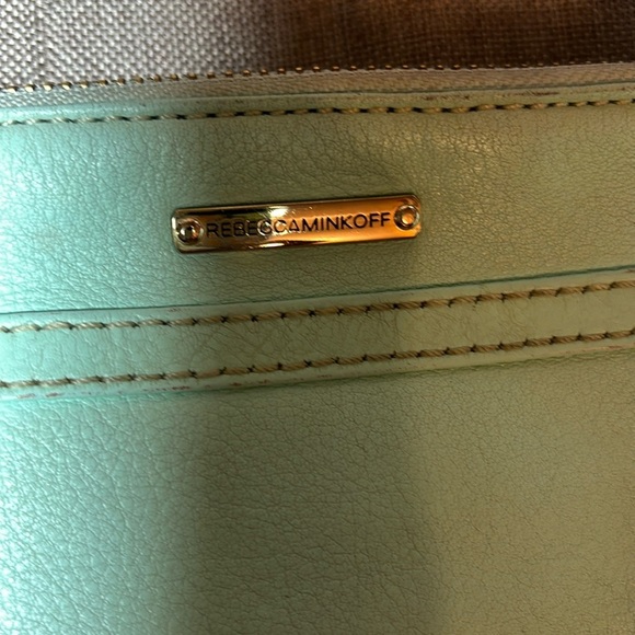 Rebecca Minkoff Purse Wintermint Leather Mini MAC Crossbody Bag - Picture 10 of 13